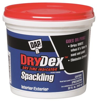 Dap 441197 802- Drydex Dry Time Indicator Spackling44; White - 1 qt.
