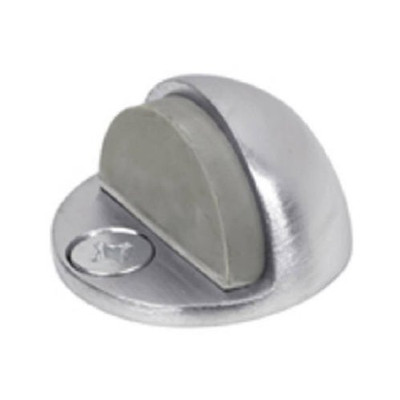 TELL MANUFACTURING 3559971  Low Style Floor Stop, Satin Chrome Cast