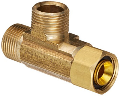 T&S Brass 131736 "Ice Maker Compression ""3/8""""OD F COMP X COMP X COMP VALVE ADAPTER"""