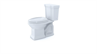 Toto CST404CEFG#12  Promenade II Two-Piece Elongated 1.28 GPF Universal Height Toilet with CeFiONtect, Sedona Beige