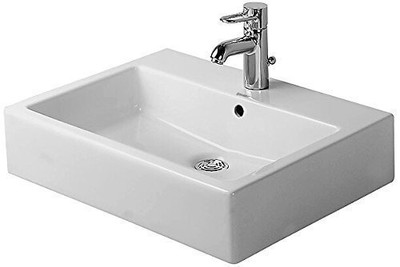 Duravit Vero Washbasin 60 Cm With Of, With Tp, 1 Th, Ground White Duravit 0454600027