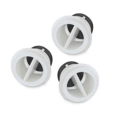 Bradford White 266168 HEAT TRAP-OUTLET PUSH-IN SINGLE DISC (WHITE) / for ANODE ROD