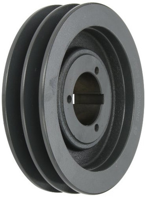 Browning 2TB66 Split Taper Sheave, Cast Iron, 2 Groove, A or B Belt, Uses P1 Bushing
