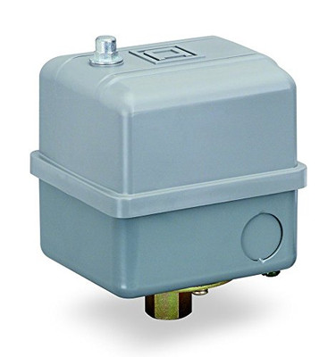 SCHNEIDER ELECTRIC 9013GSG2J24 Square D by Pressure Switch, 80 psi Sensor, NEMA 1 Enclosure, 1/4" NPSF, 60-80 psi Points