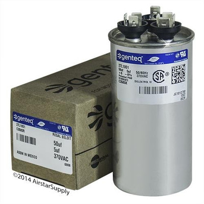 Lennox 40W01 50/5M 370V ROUND CAPACITOR