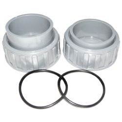 United Aqua Group 006723F "2"" PVC Connector & Nut Kit 2pc"