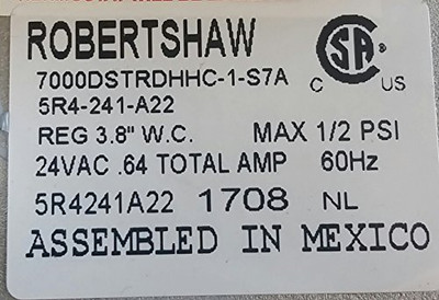 United Aqua Group 006509F "24V 1"" 150-210F MOD GAS VLV" "24V 1"" 150-210F MOD GAS VLV"