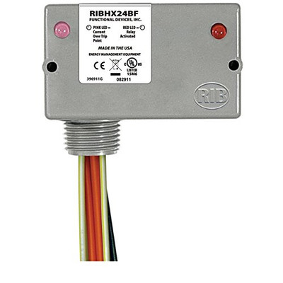 Functional Devices RIBHX24BF ENCLOSED RELAY 20AMP 24VAC/DC