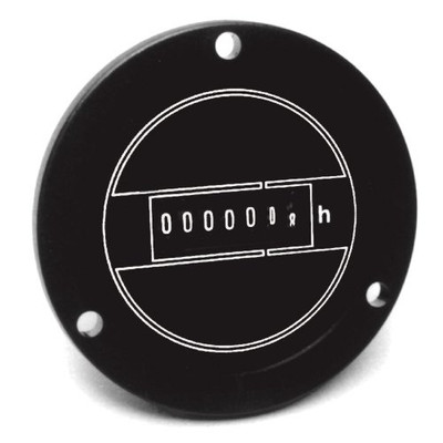Intermatic FWZ72-120U Grasslin by Meter Hour LCD 120 VAC Flange Round White Numerals on Black Background