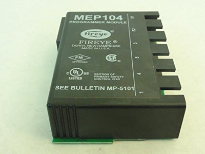 Fireye MEP104 Inc. Programmer Relight Function Allow Fl