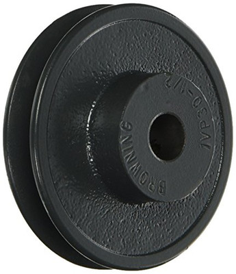 Browning 1VP30X1/2 Variable Pitch Sheave, 1 Groove, Finished Bore, Cast Iron Sheave, for 3L Section Belt