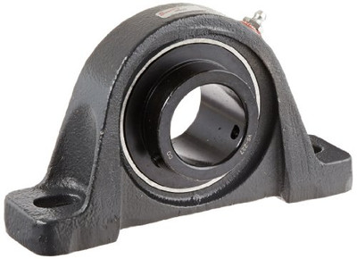 Browning VPS-227 AH Pillow Block Ball Bearing, 2 Bolt, Air Handling Duty, Setscrew Lock, Contact and Flinger Seal, Cast Iron, Inch, 1-11/16" Bore, 2-1/8" Base To Center Height.