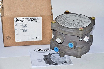 Dwyer Instruments 1950-0-2F Dwyer Series 1950 Explosion-proof Differential Pressure Switch, Range 0.15-0.50"WC, 10G Mica Silver Contact Micro Switch, Fluorosilicone Diaphragm