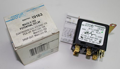 MARS 19163 163 PotentialRelay 170v 163 PotentialRelay 170v