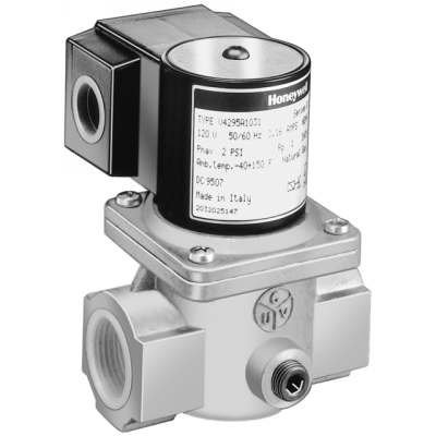 Honeywell V4295A1130 , Inc. 1-1/4 inch Solenoid Gas Valve, 1950 CFH