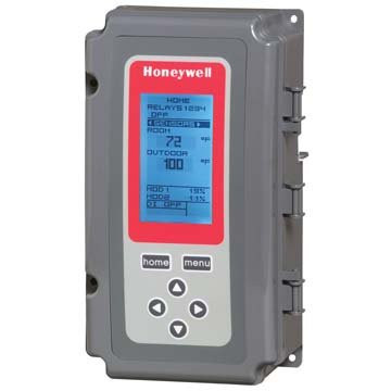 Honeywell T775R2019 Electronic temperature controller with reset option, 4SPDT, 2Analog output, 2Sensor inputs