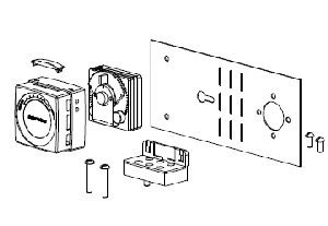 SCHNEIDER ELECTRIC 2298-060 2298060 UNIT TEMPERATURE CONTROLLER REVERSE