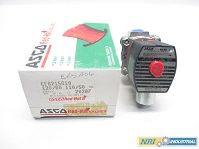 ASCO EF8215G10 NEW RED-HAT II 120V-AC 3/8 IN NPT SOLENOID VALVE D482567