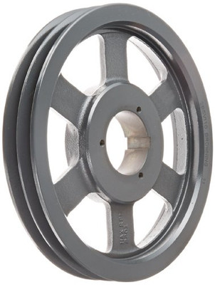 Browning 2B5V110 Split Taper Sheave, Cast Iron, 2 Groove, A, B or 5V Belt, Uses B Bushing