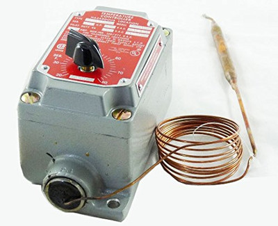 Johnson Controls A19AUC-2 , Inc. A19AUC2 20/80F 6'CAP X-PRF SPDT TSTAT