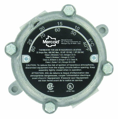 Dwyer Instruments 862E Dwyer Series Explosion-Proof, Heavy-Duty Thermostat