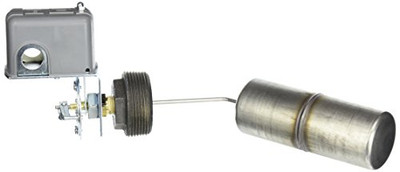 SCHNEIDER ELECTRIC 9037HG33R Square D 9037 Closed-Tank Float Switch with Bushing for Power Circuit, Contacts Open on Rise, Side Mount, NEMA 1, Right Float Position, 45-Deg. Float Rod Angle