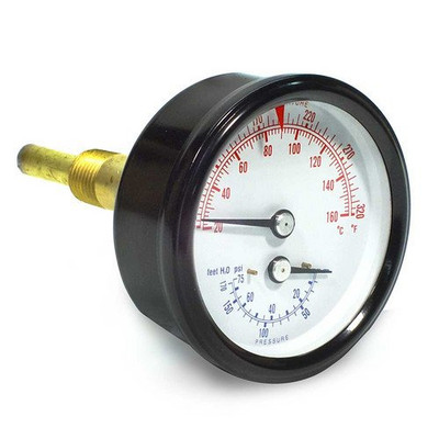 WEIL 510-218-097 McLain Temp and Pressure Guage