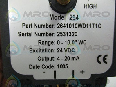 Setra 2641010WD11T1C PRESSURE TRANSDUCER SENSORNEW NO BOX