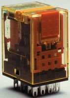 IDEC Relays RU4S-A24 4PDT 24VAC RELAY W/ LEVER