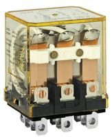 IDEC Relays RH3B-ULAC24V 24V 3PDT Blade Relay W/Indctr