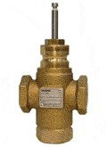 SIEMENS 599-03201 Building Technologies 59903201 Valve 3-Way Mixing 1/2" 4 Cv Brass Trim FxF connection 3/4" Stroke