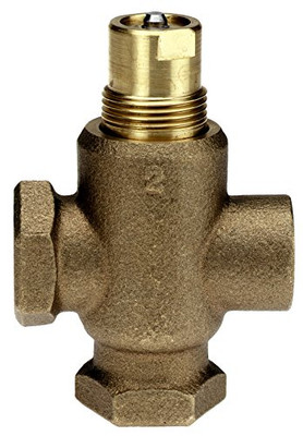 SIEMENS 258-02071 Building Technologies 25802071 Valve Assembly 3-Way Mix Linear 1 In FxF 10 Cv 8-13 psi SR Pneumatic