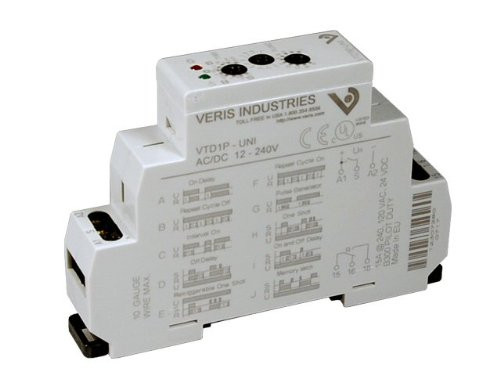 Veris Industries VTD1P-UNI SPDT 15AMP TIME DELAY RELAY