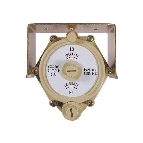 KMC Controls CSC-2017 Pneumatic VAV Reset Volume Controller - Direct Acting, Paper Label Dial, NO with Bracket