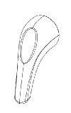 Pfister 940-097J 940-097 Replacement Handle for R89 Series Tub and Shower Faucet Trim, PVD Brushed Nickel