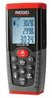 36158 RIDGID LM-100 LASER DISTANCE METER Ridge COMPANY 998997