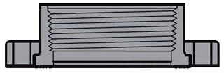 855-020 2in IPS VAN STONE COMP FLANGE PVC SCH-80 SPEARS MFG. CO. 9611