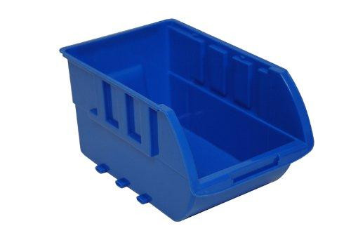Homack MFG HOMHA01015612 Homack MFG HA01015612 Single Plastic Individual Bin, Medium, Blue