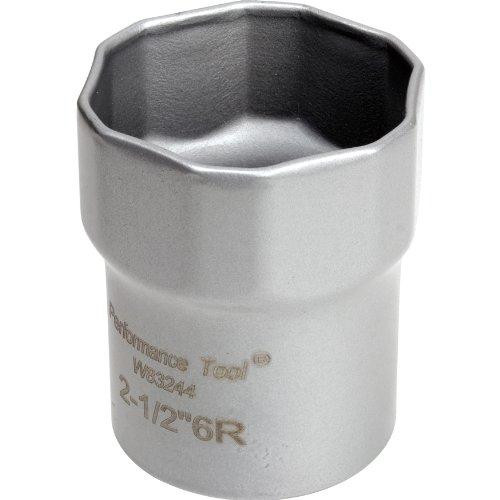WILMAR WLMW83244 Performance Tool W83244 1/2 Drive Rounded Lock Nut Socket, 2-1/2-Inch used on Ford F-150 and Full Size Bronco With Automatic Hubs
