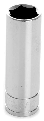 WILMAR WLMW38318 Performance Tool W38318 3/8" Drive 6-Point Socket, 9/16"