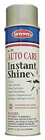 Sprayway SPR-936 SW No. Aerosol Instant Shine Vinyl Cleaner/Protectant, 11 oz.