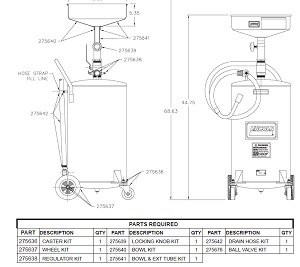 Lincoln Industrial LNI-275642 DRAIN HOSE KIT.