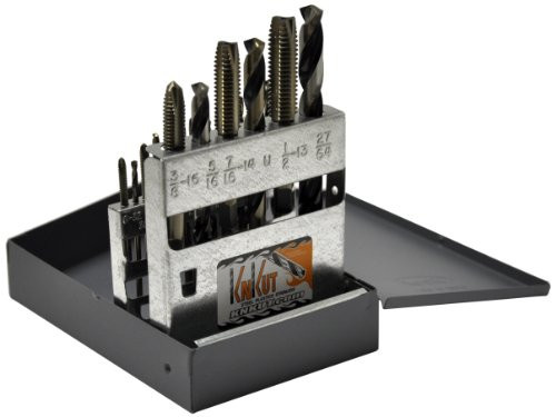 KnKut KNK-KK18TDNC Performance National Course Tap and Drill Bit Set.