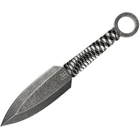 Kershaw KER-1747BWX Ion Throwing Knife Set () Three Full Tang 4.5 In. High-Performance 3Cr13 Double-Edged Spearpoint Blades Black-Oxide Finish Paracord Wrapped Handle Includes Nylon Sheath 4 OZ.