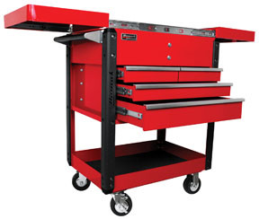 Homack MFG HOM-RD06043500 35" 4 DRW SLIDE TOP CART RD.