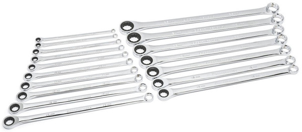 GearWrench GearBox Metric Double Box Ratcheting Wrench Set, 17-Pc.