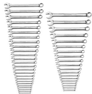 GearWrench KDT-81919 44-Piece Long Pattern Non-Ratcheting Combination Wrench Set SAE/Metric.