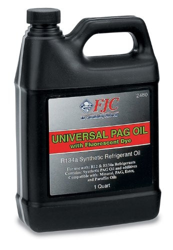 FJC FJC-2480 FJC PAG Universal Oil with Fluorescent Leak Detection Dye (1 Quart)