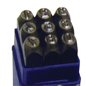 ATD Tools ATD-9603 Advanced Tool Design Model 9 Piece 1/4" Steel Number Set.