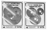 SG Tool Aid SGT-94760 4"5" & 7" PHENOLIC BACK DISC COM.